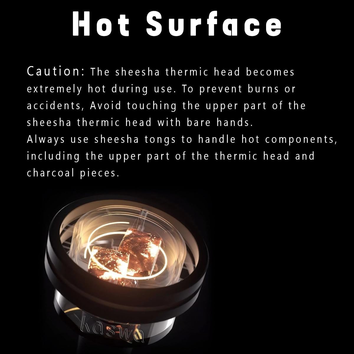 Hookah Shisha Head thermic Bowl Heat Sheesha Management